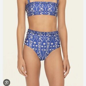 Agua Bendita Bikini Bottom Swimwear Nopal Petalo NWT Large Retail $200